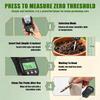 Portable 7-in-1 Soil Moisture Meter, Dual Display Plant Tester with 90° Adjustable Head, Measures Moisture/pH/Fertility/Light/Soil & Air Temp/Humidity