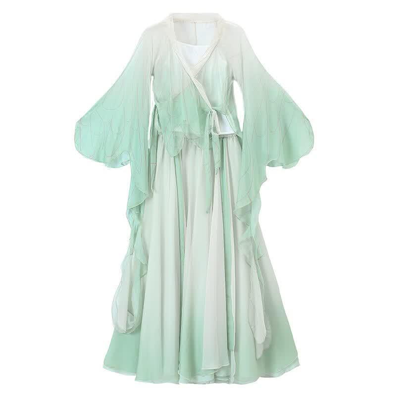 Fairy Gradient Chinese Dance Costume