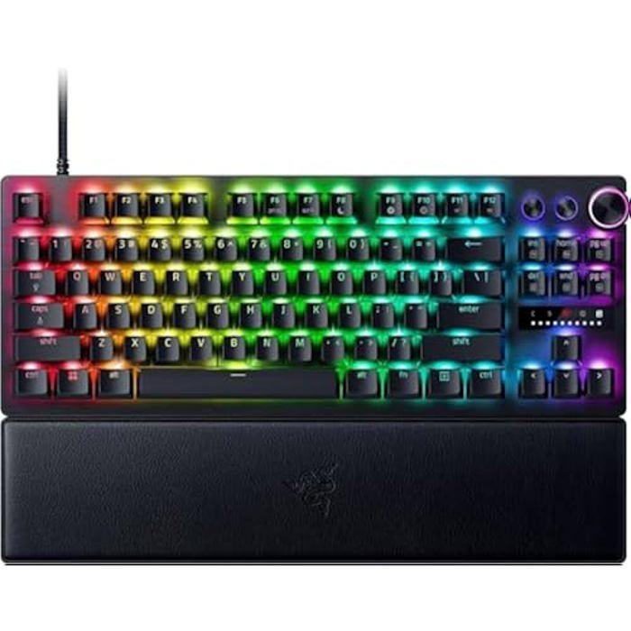 Razer Huntsman V3 Pro TKL (Switches Analog) - Clavier Gamer Tenkeyless - Razer Snap Tap & Déclenchement Rapide (Switches Optiques