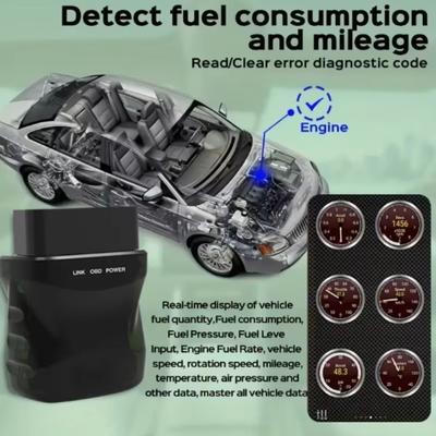 Araç bilgileri okuyucu, evrensel Bluetooth bağlantılı motor arızası hızlı teşhis ve test cihazı (otomobiller için)