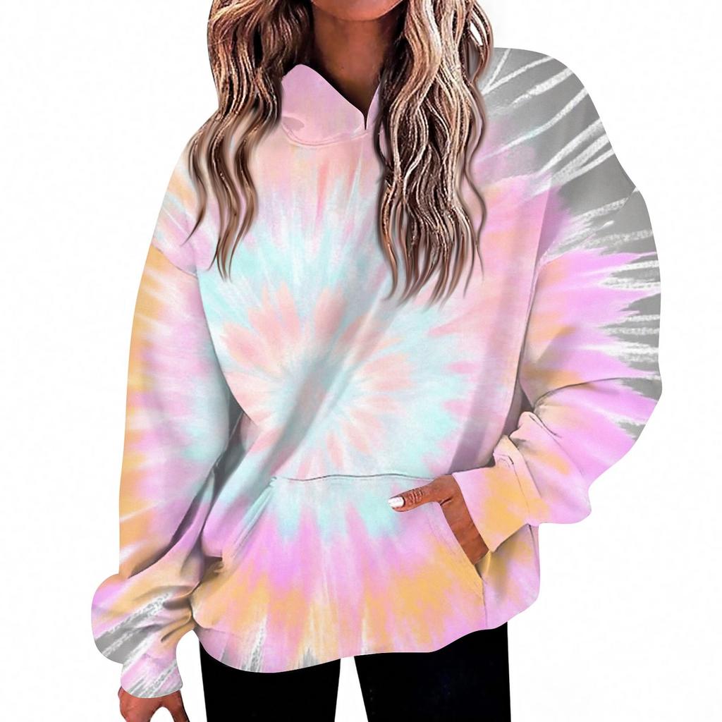 Women's Fashion Daily  Casual V-Neck Long Sleeve Printed Top