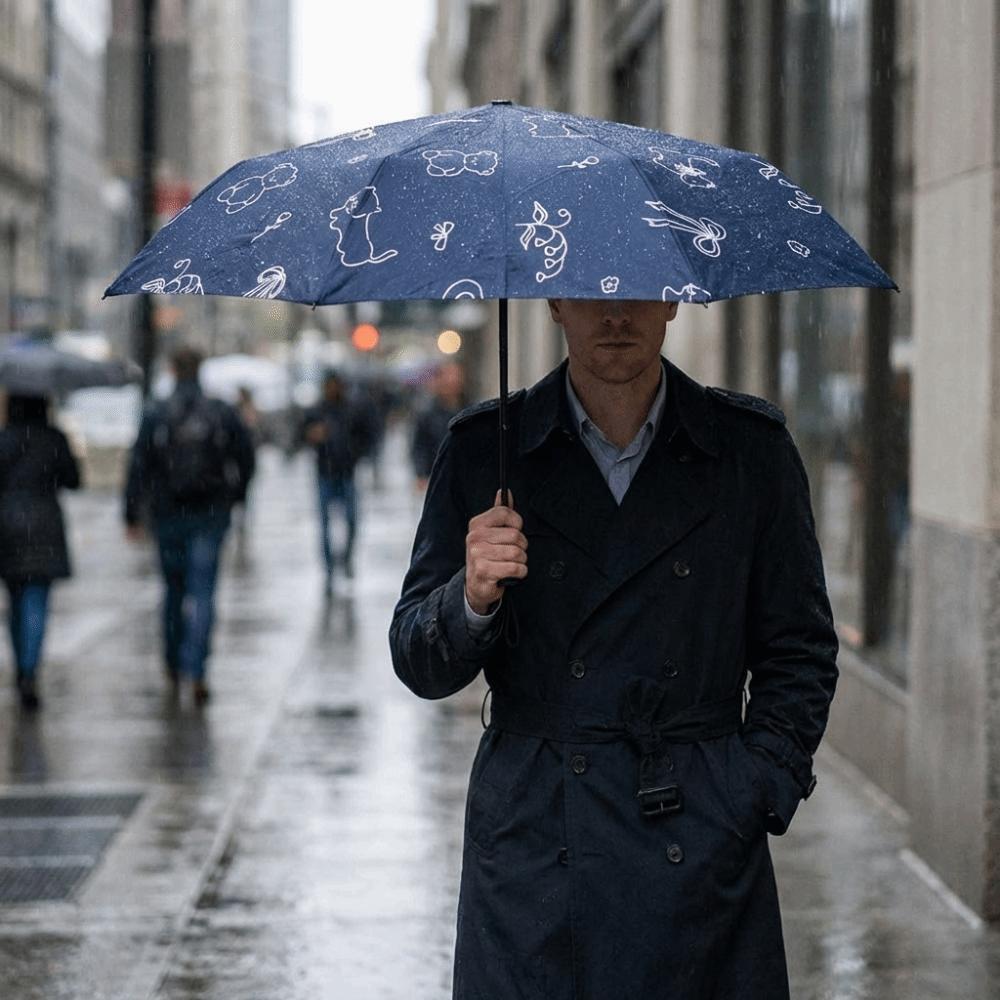 UV Protection Dual-Use Umbrella Automatic Folding Umbrella Lightweight Travel Rain Umbrella  Beach