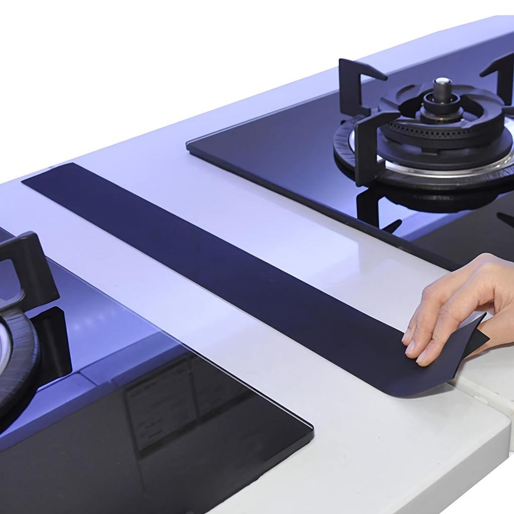 1pc Silicone High-temperature Resistant Kitchen Gap Strip, Oil And Dirt Resistant, Gas Stove Gap Soft Sealing Strip