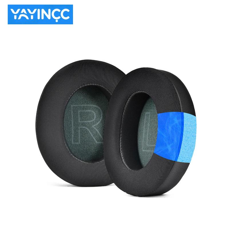 Replacement Earpads for Anker Soundcore Life Q20 Q20+ Q20I Q20BT Headphones Mesh / Ice Gel / Leather Ear Cushion With Buckle
