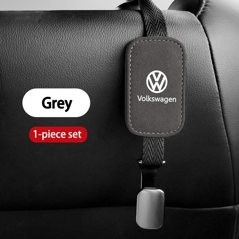Universal Car Suede Hook High-Quality Headrest Storage Hanger For Volkswagen VW Scirocco Jetta Beetle Golf 4 5 6 Passat Polo B5