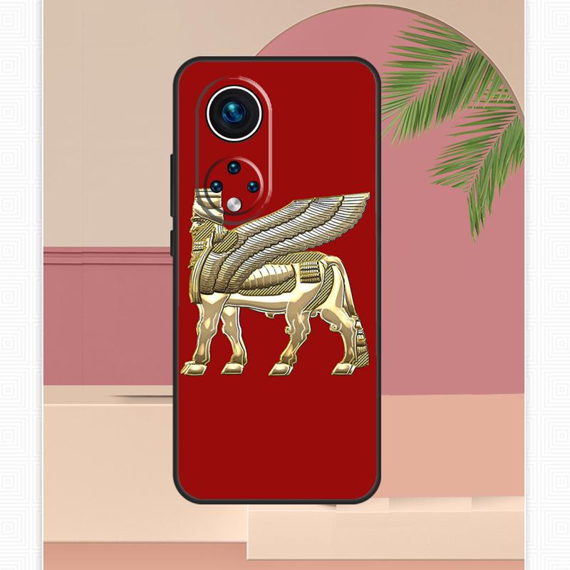 

Assyrian Lamassu Winged Bull Case For Honor Magic 5 6 7 8 Pro Honor 400 Lite 200 X9c X9b X9a X8b X8a X8c 50 70 90 Cover Honor 70