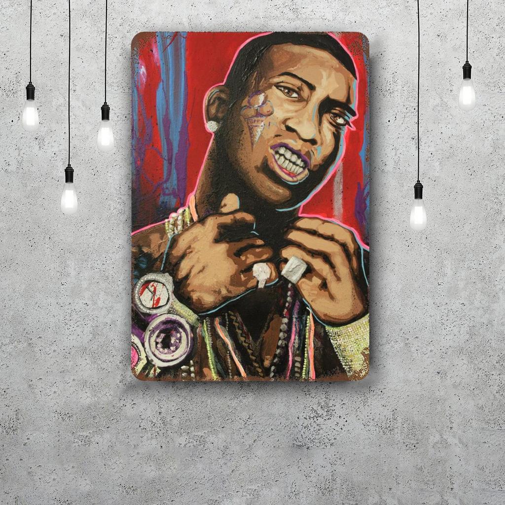 Fetty Wap Vintage Tin Sign Home Decor Wall Decor Art Wall Mural Room Decoration Decor Retro Metal Sign Plate Bar Posters