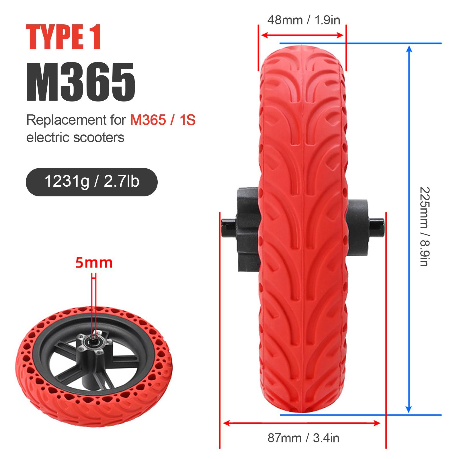 Electric Scooter Wheel Hub Tyre Replacement for Xiaomi Pro Pro2 Pro3 Electric Scooters Type 1