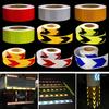 3m*5cm Reflective Warning Tapes Motorcycle Car Garage Floor Decor Decals Night Driving Safety Reflector Sticker Tape Film