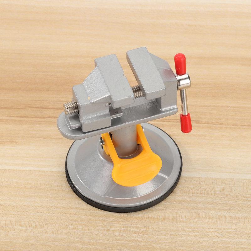 Compact Aluminum Alloy Multi-Function Suction Cup Table Vise