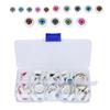 Doll Eyeballs Half Round Plastic Eyes Colorful DIY Bear Crafts Materials Halloween Accessories