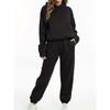 2024 Spring/Autumn Women's Fashion Thick Long-Sleeve Sweatshirt and Pants Set