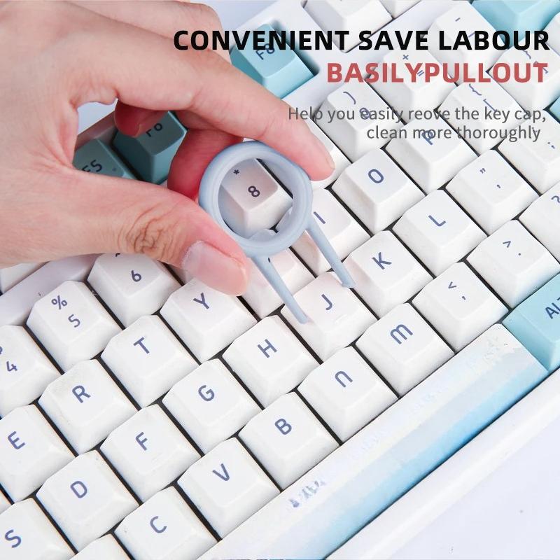 1set Multifunctional Compact Practical Computer Keyboard Cleaner Brush Kit Earphone Cleaning Pen For Headset Keyboard Cleaning T