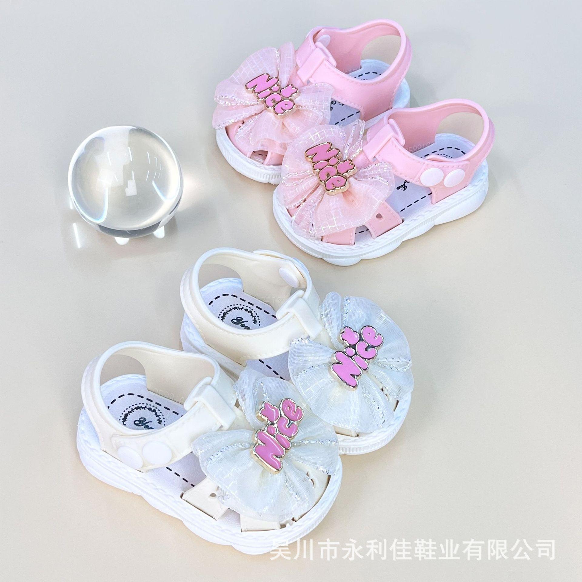 

Girls Summer Sandals, Non-Slip Soft Sole Toddler Closed-Toe Shoes, Baby Girl Buckle Sandals Direct Supply 16-20Code（No free shipp