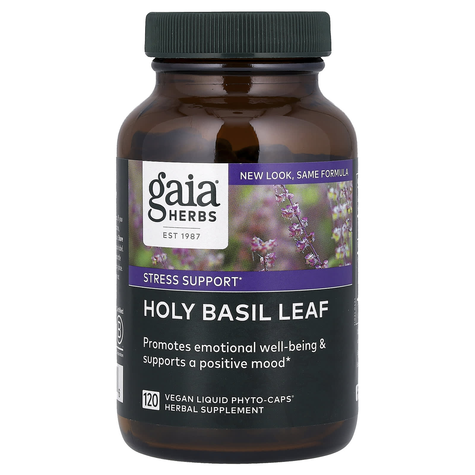 

Holy Basil Leaf, Veggie Liquid Phyto-Caps 120 Tablets