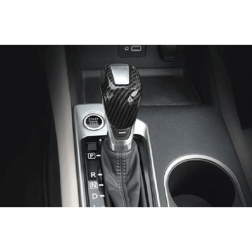 For Nissan Sentra Sylphy - Carbon Fiber Gear Shift Knob Head Cover Trim