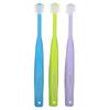 Brilliant, Children's Toothbrush, Ages 2-5, Blue, Yellow, Purple, 3 Toothbrushes