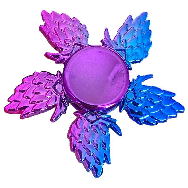 Limited Edition Colorful Gold-Plated Plastic Finger Gyroscope for Children