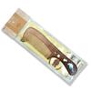 Mandarin Ducks Hand-Painted Peach Wood Hair Comb for Daily Use