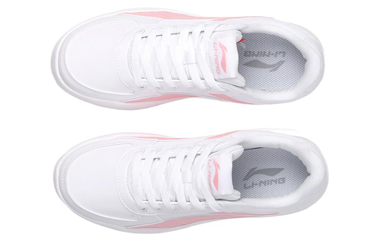 Li Ning Synthetic Leather Low top Slip Resistant Abrasion Resistant Slip Resistant Abrasion Resistant Skateboard Shoes AGCR470-4