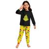 Children's  Boys And Girls Thin Two-piece  Long-sleeved Pants Two-piece