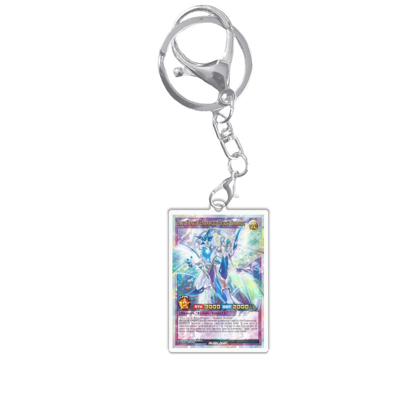 Keychains for Yugioh Rush Duel Rd Princess Cosmos Deathtacle Acrylic Pendant Backpack Ornament Decoration Anime Game Fans Gift