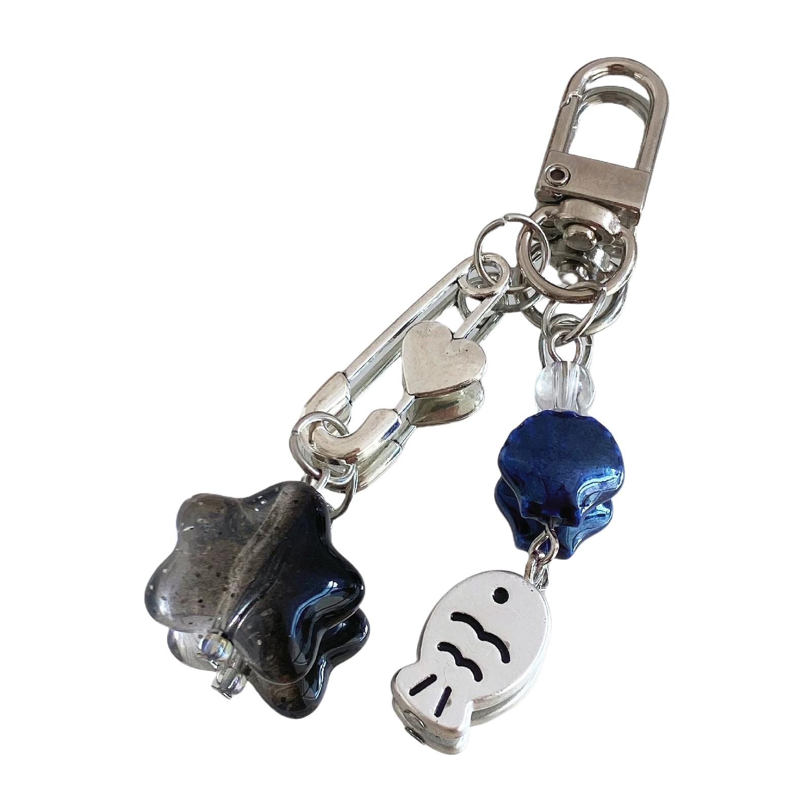 

Летняя необходимая цепочка для телефона с элементами морской звезды и ракушки, украшение для телефона, идеально подходящее для модных молодых леди чёрный