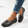 New Large-size Metal-studded Leather Shoes, Women's Chic Low-heeled Loafers