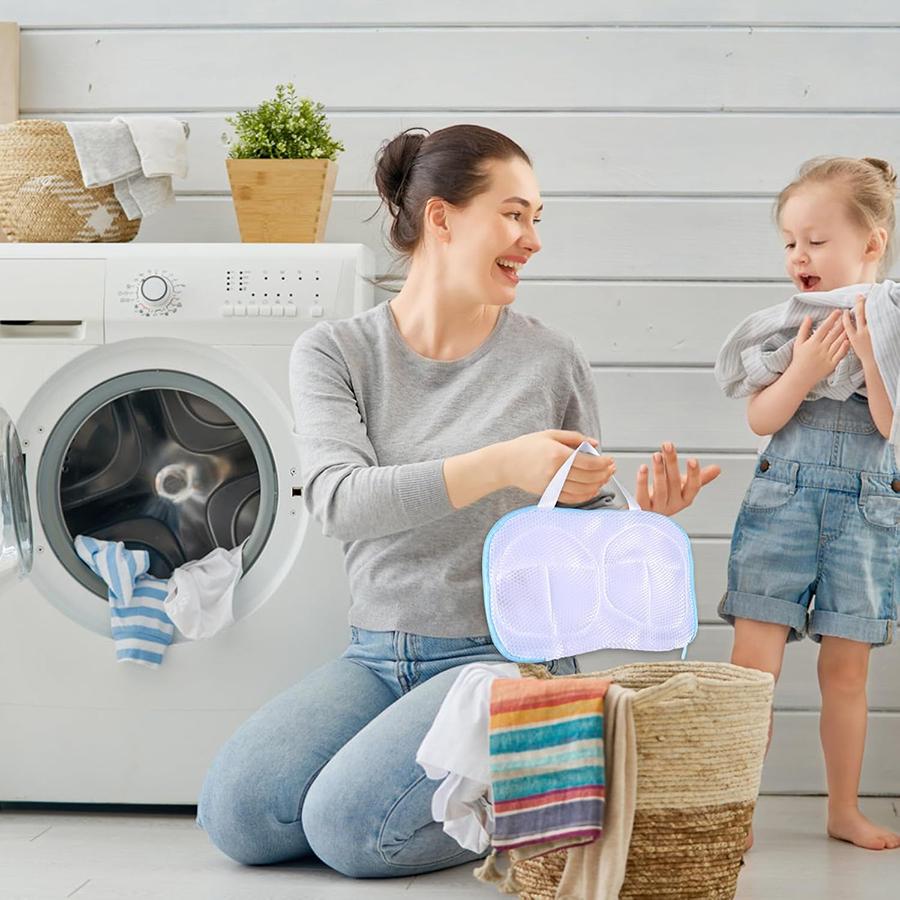 Bra Washing Bag, Bra Laundry Bags for Laundry Lingerie Underwear Brassiere Bag,Lingerie Bags Skeleton for Washing Machine