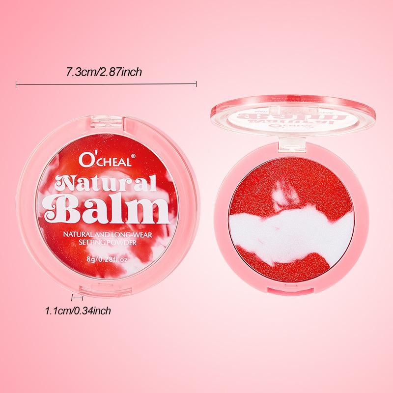 Setting Powder-free Powder Cake, Delicate, Skin-friendly, Natural Nude Makeup, Three-dimensional Long-lasting Setting Loose Powder, Honey Powder