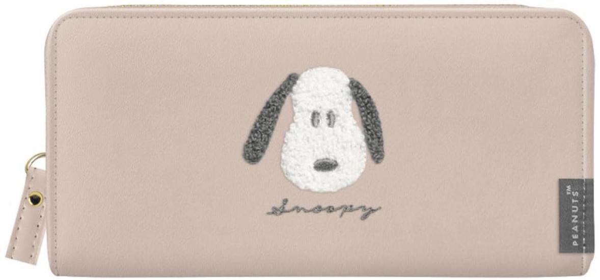 Crux Snoopy Длинный кошелек Пушистый бежевый 122604