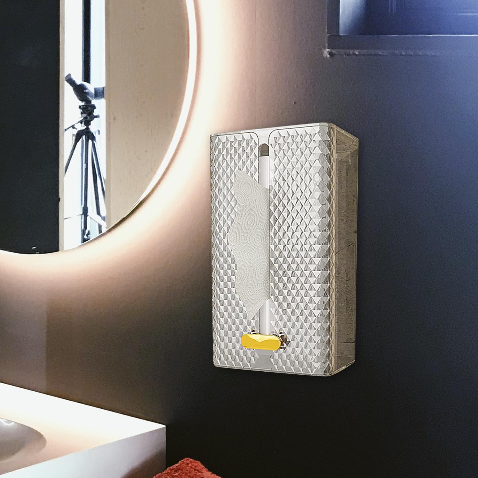 

Держатель для бумажных полотенец, настенный многоцелевой декоративный держатель для бумажных полотенец, ящик для хранения бумажных полотенец для ванной комнаты, спальни