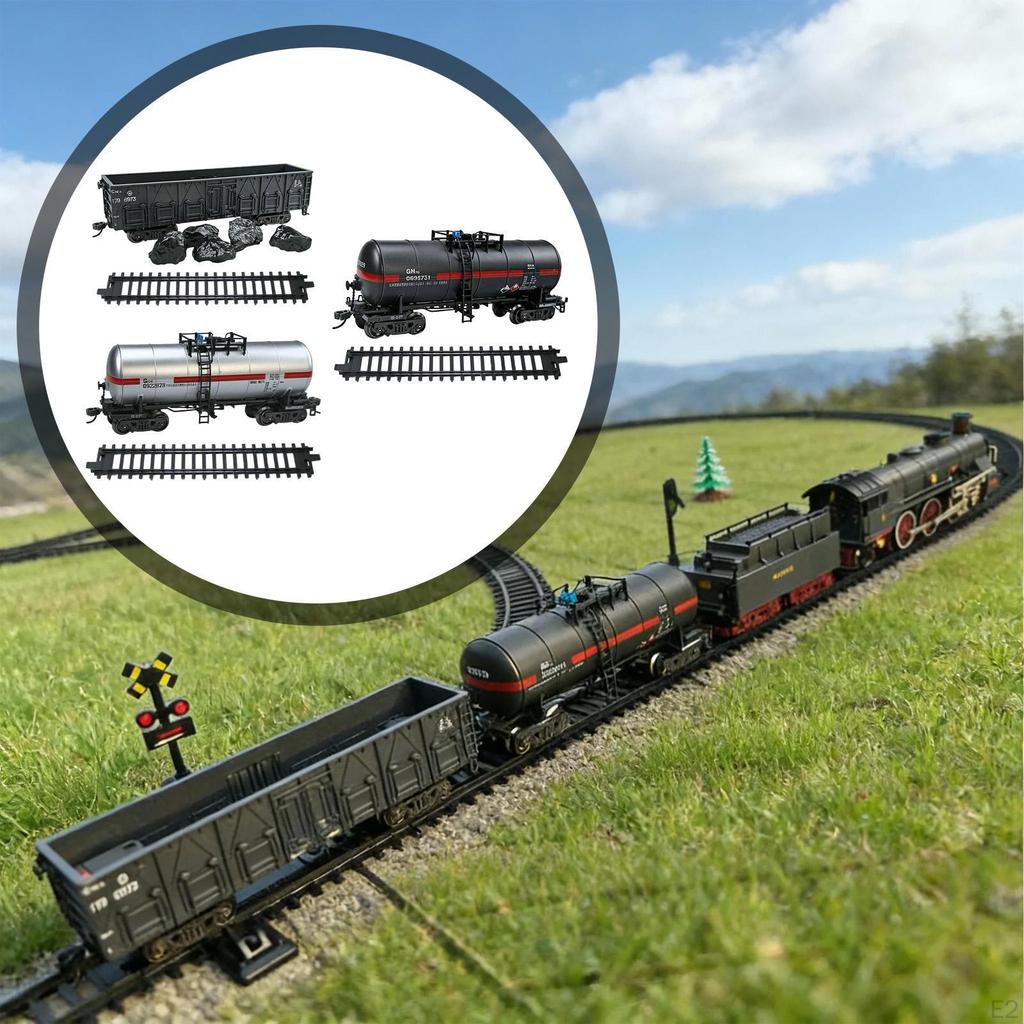 1:75 Train Accessories Model Miniature Carriage Collectibles Gift Party Display Simulation Toy with