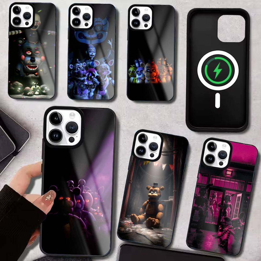 G-Fnaf-e-Fives-nights-At-Freddys Phone Case For iPhone17,16,15,14,13,12,11 Plus,Pro Max For Magsafe Wireless Charging