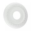 Sophisticated White PU Decorative Ceiling Medallion for Interior Design
