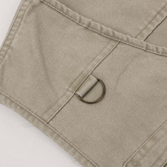 Waistcoat Plus Size Breathable Cotton Men Fishing Multi Pockets Vest Jacket for Shooting