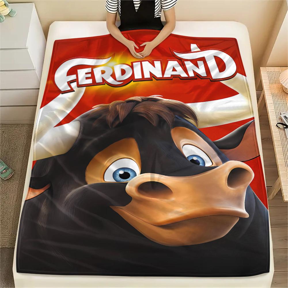 1 st Ferdinand Print Flanellduk, Högkvalitet för Alla Årstider, Heminredning, Värme och Komfort, Perfekt för Julklappar