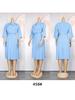 2023 Women's African Plus Size Solid Color Mid-length OL Commute Dress