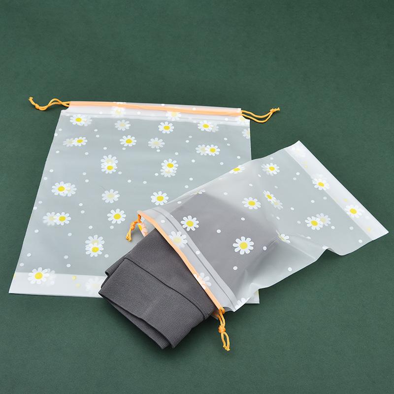 Organizador Portátil para Zapatos Bolsa de Almacenamiento para Viaje Bolsa de Almacenamiento Transparente Impermeable de Plástico Bolsas Ecológicas con Cordón Bolsas de Cosméticos