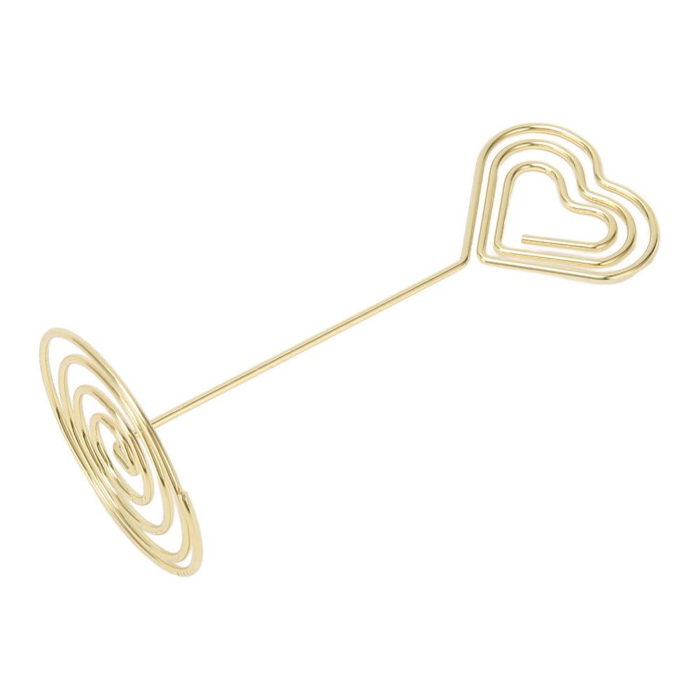 10Pcs Gold /Rose Gold Table Number Stands Stable Base Name Card Holder  Wedding Party