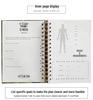A5 Hardcover Fitness Planner: Cross-Border Sport & Wellness Journal for Daily & Weekly Tracking