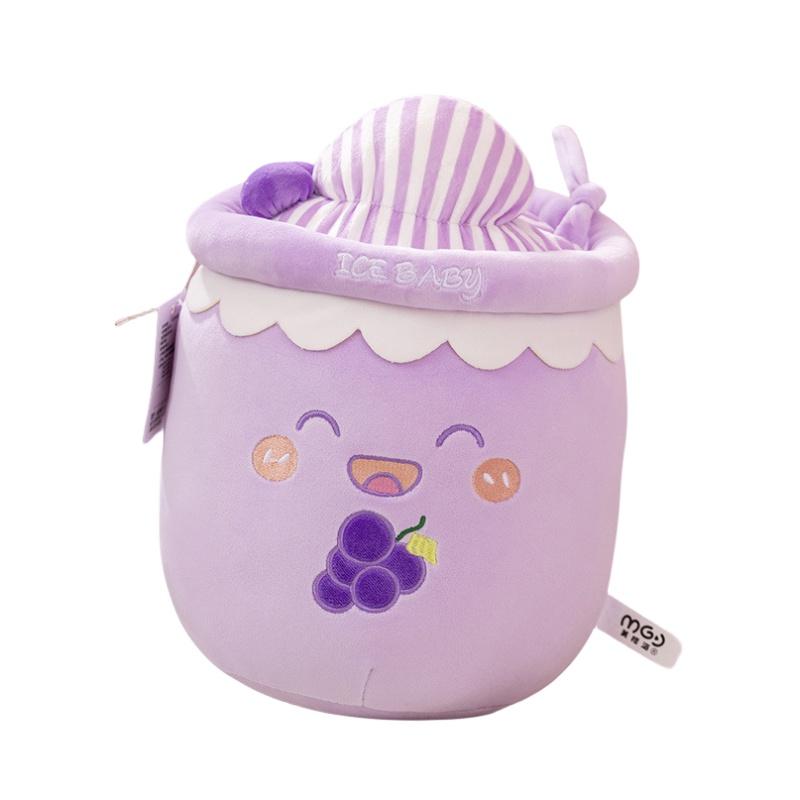 Ice Cream Milk Tea Cup Plush Toy For Children Soft And Cute Stuffed Animal Doll Perfect Birthday Gift For Girls