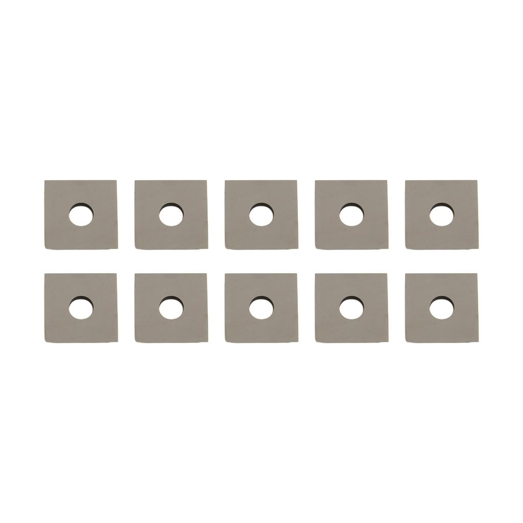 Hartmetall-Wechselplatten Zehnerpack (Quadratische Form) für Hohe Leistung Für Holzbearbeitung und CNC-Router-Einsatz