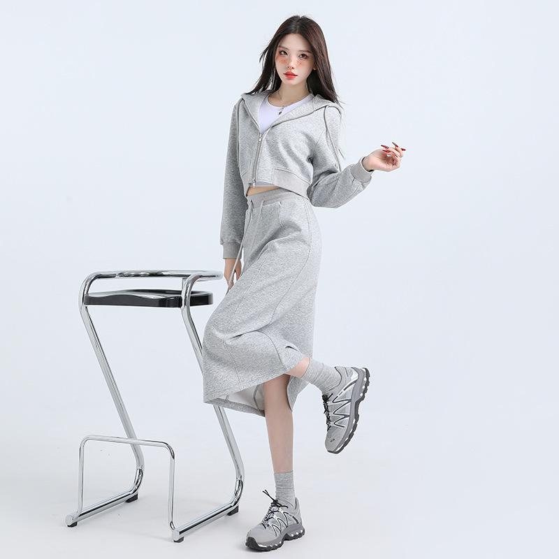 

Новая повседневная спортивная прямая юбка на шнурке для женщин на осень и зиму, свободная и ленивая юбка с высокой талией, прикрывающая бедра, для женщин на осень XL