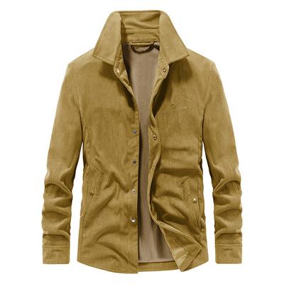 Jacket Long Sleeve Jacket Large Corduroy Long Jacket