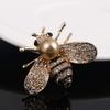 5 Pcs Women Brooch Set Owl Bee Dragonfly Peacock Hummingbird Crystal Brooch Colorful Crystal Brooch for Clothing