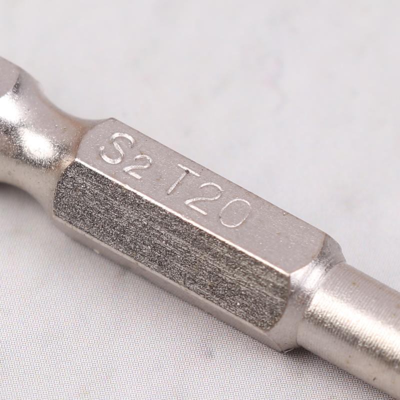 7 Pcs S2 Magnetic Star Screw Driver 5 Point Screwdriver Bits 50Mm 1/4" Hex Shank T10 T15 T20 T25 T27 T30 T40