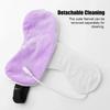 With Constant Temperature USB Heated Eye Mask Corded Design for Dark Circles Warm Compress Eye Mask Puffiness Care Sleep Mask