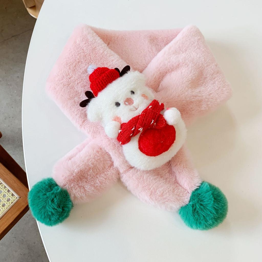 Nouvelle écharpe tendance pour enfants, idéale pour les filles, pour garder les bébés au chaud et polyvalente. Écharpe chaude en peluche et épaisse pour enfants