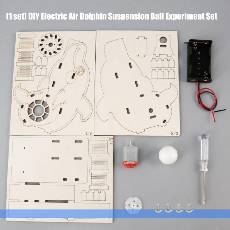 Aerodynamic Demonstration Set Wooden Electric Air Dolphin Suspension Ball for Physics Teaching and Classroom Experiment